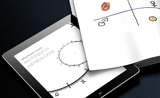 Astrologische Chancen- und Risikoanalyse – Symbolische Darstellung einer Waage und eines Horoskops als Entscheidungshilfe